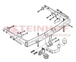 ford galaxy - Kablys Ford Galaxy II (2006-2015) fiksuotas - 2 nuotrauka