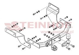 ford transit kablys - Kablys Ford Transit Connect I (2002-2013) fiksuotas - 2 nuotrauka