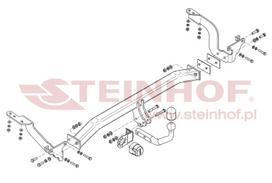 kabliai automobiliams peugeot - Kablys Peugeot 5008 I (2009-2016) fiksuotas - 2 nuotrauka