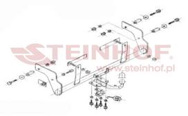 steinhof kablys - Kablys Renault Kangoo I Facelift 4x4 (2003-2009) fiksuotas - 2 nuotrauka