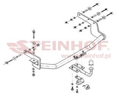 renault kablys - Kablys Renault Megane I Facelift (1999-2002) fiksuotas - 2 nuotrauka