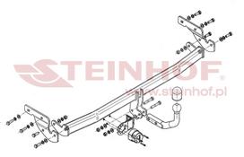 hyundai kablys - Kablys Hyundai i10 I (2007-2013) fiksuotas - 2 nuotrauka