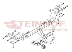 hyundai kablys - Kablys Hyundai i30 I (2007-2012) fiksuotas - 2 nuotrauka