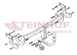 hyundai kablys - Kablys Hyundai i40 (2011-2019) fiksuotas - 2 nuotrauka