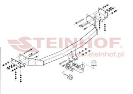 hyundai santa fe kablys - Kablys Hyundai Santa Fe II (2006-2012) fiksuotas - 2 nuotrauka