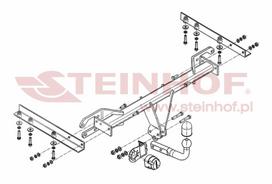 subaru outback kablys - Kablys Subaru Outback IV (2009-2014) fiksuotas - 2 nuotrauka