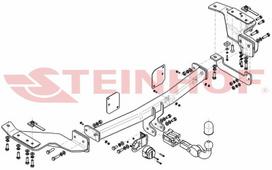 automobiliai kia carnival - Kablys Kia Carnival II (2006-2014) nuimamas - 2 nuotrauka