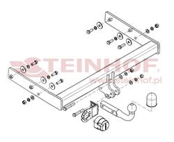 t5 kablys - Kablys Volkswagen Transporter T5 (2003-2016) fiksuotas - 2 nuotrauka