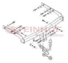 i automobiliu - Kablys Ford Galaxy I Facelift (2000-2006) fiksuotas - 2 nuotrauka