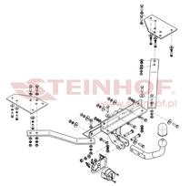 kabliai volvo - Kablys Volvo S40 II (2004-2012) fiksuotas - 2 nuotrauka