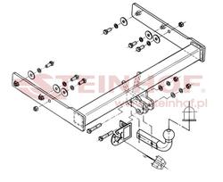 t5 kablys - Kablys Volkswagen Transporter T5 (2003-2009) fiksuotas - 2 nuotrauka