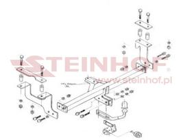 kablys opel - Kablys Opel Agila A (2000-2002) fiksuotas - 2 nuotrauka