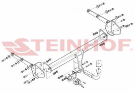 subaru outback kablys - Kablys Subaru Outback V (2015-2019) fiksuotas - 2 nuotrauka