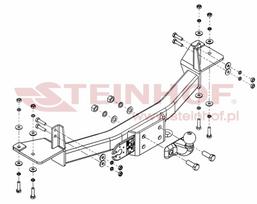 steinhof kablys - Kablys Jeep Wrangler II (1997-2006) fiksuotas - 2 nuotrauka