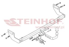hyundai kablys - Kablys Hyundai ix20 (2010-2019) fiksuotas - 2 nuotrauka