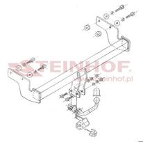 hyundai kablys - Kablys Hyundai Getz (2002-2005) fiksuotas - 2 nuotrauka