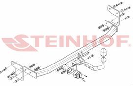 hyundai kablys - Kablys Hyundai Elantra V (2010-2015) fiksuotas - 2 nuotrauka