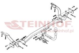 citroen c4 kablys - Kablys Citroen C4 Grand Picasso I (2006-2013) fiksuotas - 2 nuotrauka