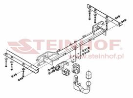 subaru outback kablys - Kablys Subaru Outback IV (2009-2014) nuimamas - 2 nuotrauka