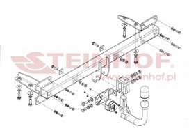 i automobiliu - Kablys Kia Carnival I (1998-2005) nuimamas - 2 nuotrauka