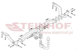 kabliai automobiliams peugeot - Kablys Peugeot 5008 I (2009-2016) nuimamas - 2 nuotrauka