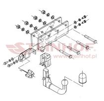 automobiliu jeep - Kablys Jeep Commander (2006-2010) nuimamas - 2 nuotrauka