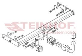 kabliai volvo - Kablys Volvo V40 II (2012-2019) nuimamas - 2 nuotrauka