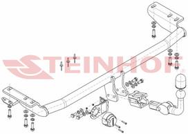 kabliai volvo - Kablys Volvo S60 I (2000-2009) nuimamas - 2 nuotrauka