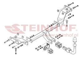 i automobiliu - Kablys Hyundai i30 I (2007-2012) nuimamas - 2 nuotrauka