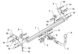 hyundai kablys - Kablys Hyundai i30 I (2007-2010) nuimamas be spynos - 2 nuotrauka