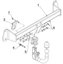 Pirkti Kablys BMW 1 F20/F21 (2011-2019) nuimamas su spyna - Photo 2