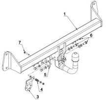 auto kabliai - Kablys BMW 2 F45 (2014→) nuimamas su spyna - 2 nuotrauka