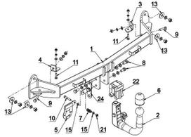 automobilis bmw f10 - Kablys BMW 5 F10/F11 (2010-2013) nuimamas su spyna - 2 nuotrauka