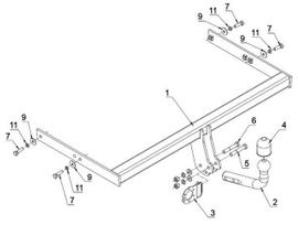 Kablys Seat Ibiza IV (2010-2017) fiksuotas