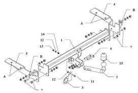 Pirkti Kablys Dodge Caravan III (1996-2000) fiksuotas - Photo 1