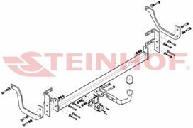 i automobiliu - Kablys Peugeot 508 I (2010-2018) fiksuotas - 2 nuotrauka