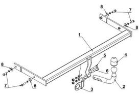 Kablys Seat Leon III (2012-2015) fiksuotas