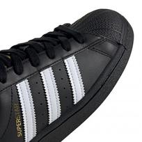 kedes vaikams - Adidas Superstar J Jr EF5398 vaikiški kedai (57165) (Juoda spalva) - 4 nuotrauka