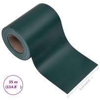 Privatumo suteikianti sodo pertvara, žalia, 35x0,19m, pvc
