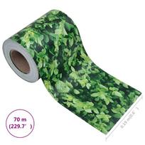 Privatumo suteikianti sodo pertvara, žalia, 70x0,19m, pvc