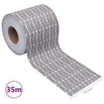 Privatumo suteikianti sodo pertvara, pilka, 35x0,19m, pvc