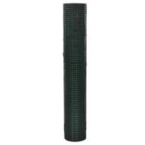 Vielinis tinklas, žalias, 25x1m, cinkuotas ir dengtas PVC