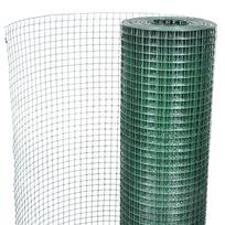 Tinklinė tvora, žalia, 1x25m, cinkuotas plienas