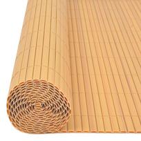Dvipusė sodo tvora, geltona, 150x500cm, PVC
