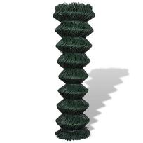 Tinklinė tvora, žalia, 1,5x25m, cinkuotas plienas