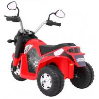 triratis elektrinis vaikams - Elektrinis triratis motociklas "Minibike", raudonas - 5 nuotrauka