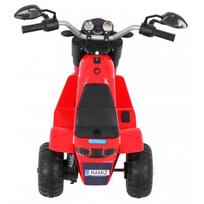 triratis elektrinis vaikams - Elektrinis triratis motociklas "Minibike", raudonas - 7 nuotrauka