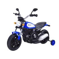 vaikiskas motociklas - Elektrinis motociklas Street BOB , mėlynas - 1 nuotrauka