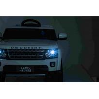 vaikiskas elektromobilus - Elektromobilis "Land Rover Discovery", baltas - 6 nuotrauka