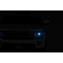 vaikiskas elektromobilus - Elektromobilis "Land Rover Discovery", baltas - 7 nuotrauka